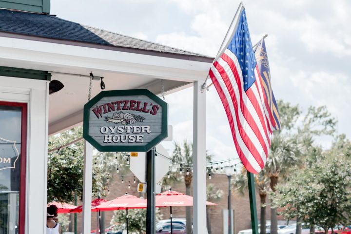 a sign on the side of a building