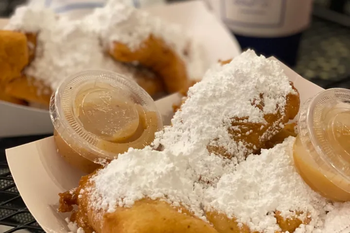 a close up of a piece of cake on a plate