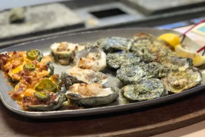 a pizza sitting on top of a counter