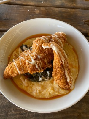 a piece of cake on a plate